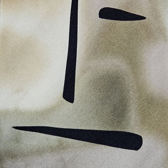 Jerry J. Garcia Necktie Gold /w Black Streaks 4"x62" 100% Silk VERY FAINT SPOTS - Picture 11 of 12